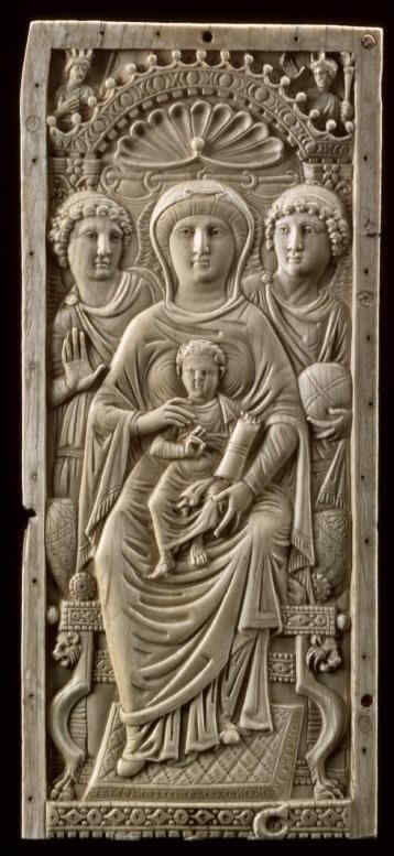 Ivory relief of Mary and the Child