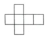 six squares down beside each other in a plane