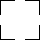 Square with only corners distinct